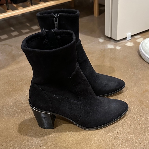 Michael Kors Black Heeled Boots - Picture 3 of 3